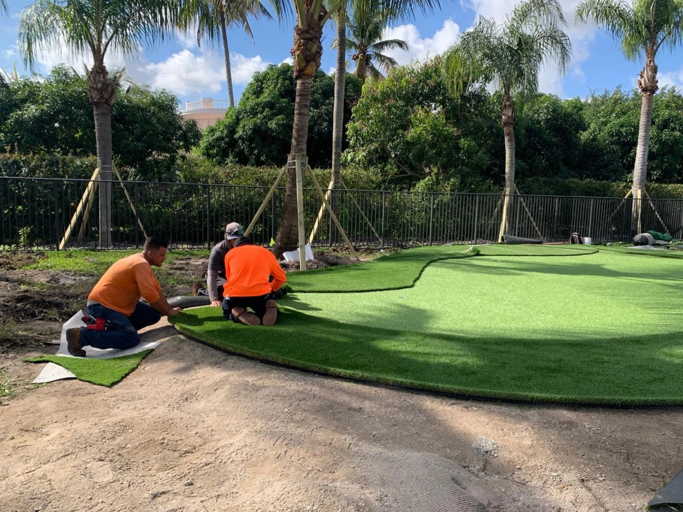 PRIVATE PUTTING GREEN + LANDSCAPE DESIGN by The Landscaping People, Inc. - Photo 17
