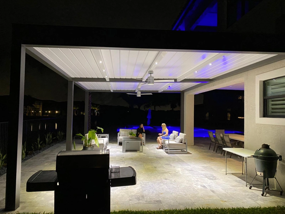 MODERN ALUMINUM PERGOLA by The Landscaping People, Inc. - Photo 5