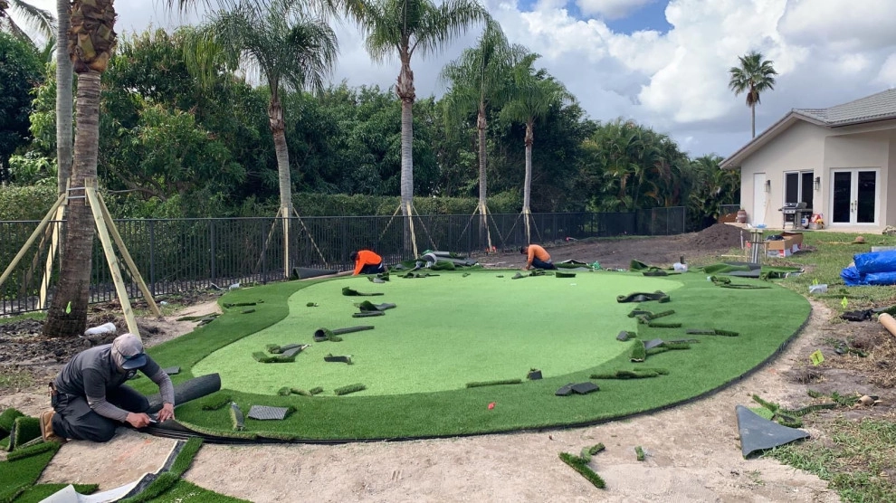 PRIVATE PUTTING GREEN + LANDSCAPE DESIGN by The Landscaping People, Inc. - Photo 14