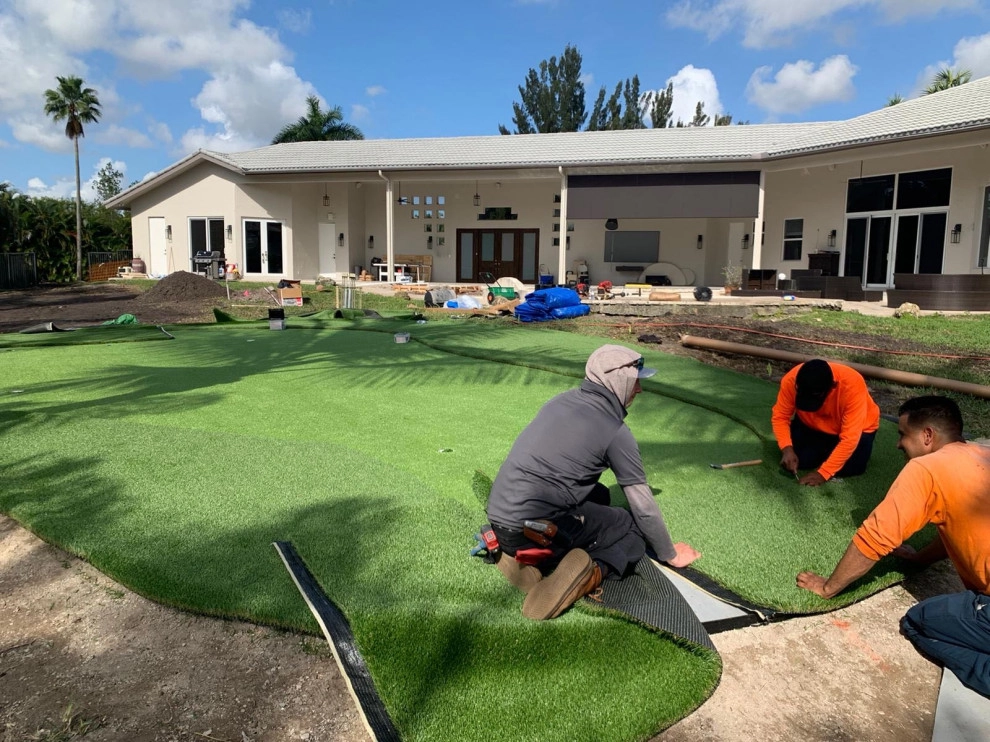 PRIVATE PUTTING GREEN + LANDSCAPE DESIGN by The Landscaping People, Inc. - Photo 11