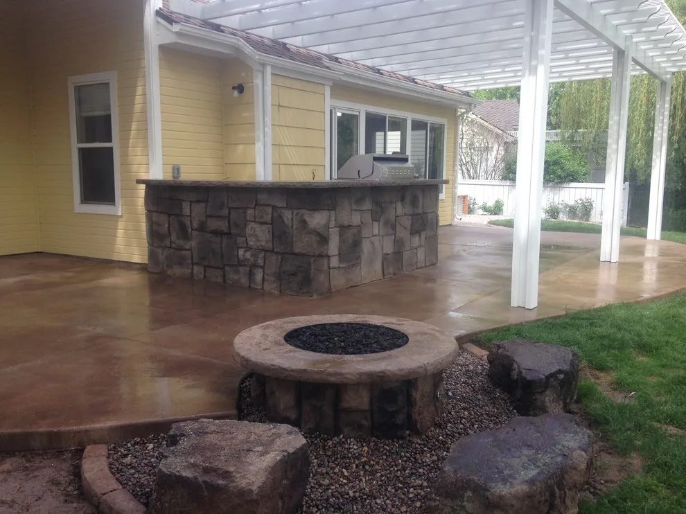 Backyard Revamp in Garden City by Concrete Artisans, LLC - Photo 3