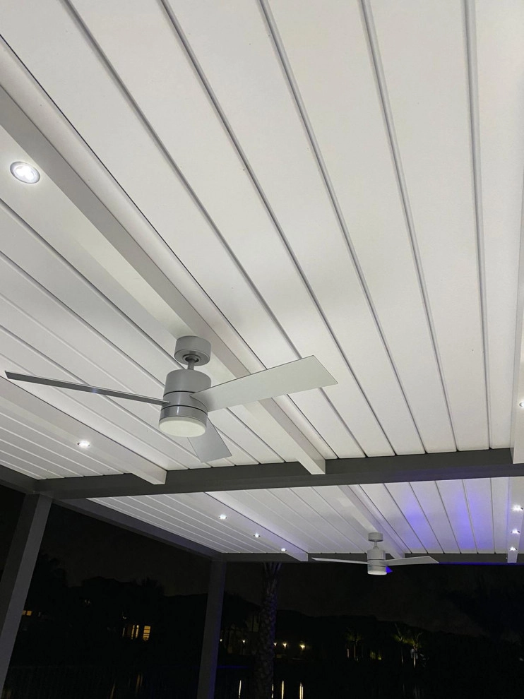 MODERN ALUMINUM PERGOLA by The Landscaping People, Inc. - Photo 3
