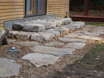 Landscaped stairs, walls, and pathways by Rock Solid Solutions - Photo 24