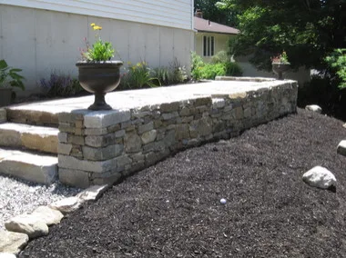 Landscaped stairs, walls, and pathways by Rock Solid Solutions - Photo 2