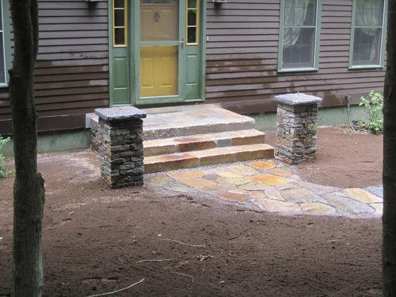 Landscaped stairs, walls, and pathways by Rock Solid Solutions - Photo 16