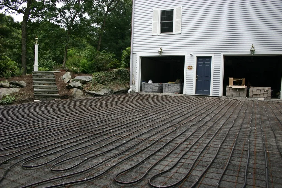 Winchester, MA Heated Paver Driveway by Premier Pavers & Hardscape Co - Photo 2