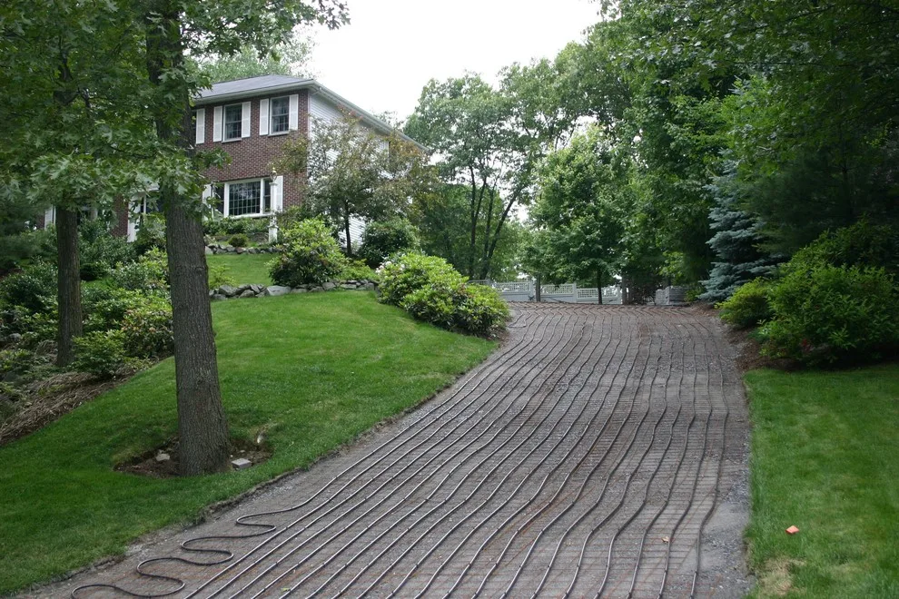 Winchester, MA Heated Paver Driveway by Premier Pavers & Hardscape Co - Photo 4