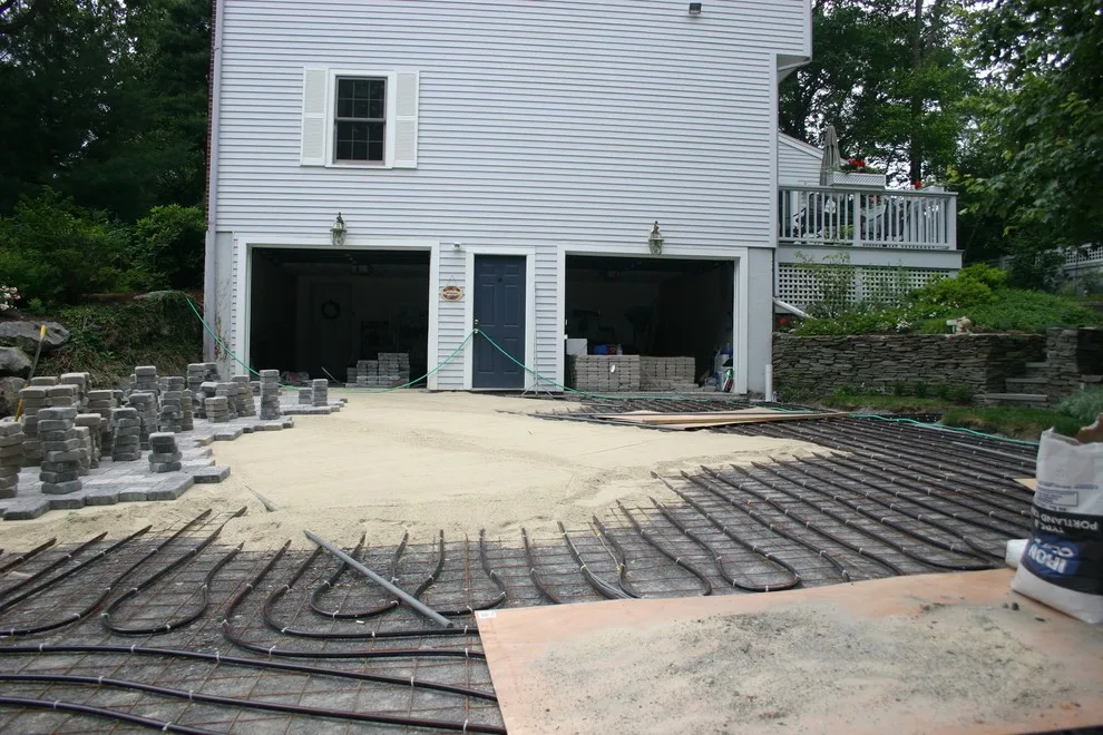 Winchester, MA Heated Paver Driveway by Premier Pavers & Hardscape Co - Photo 6