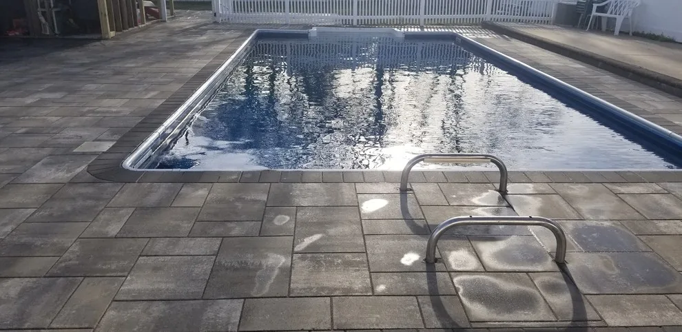 Islip patio for the pool by Legacy Brick & Stone - Photo 2