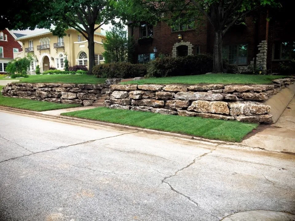 Limestone Barriers by Tulsa Retaining Walls - Photo 11