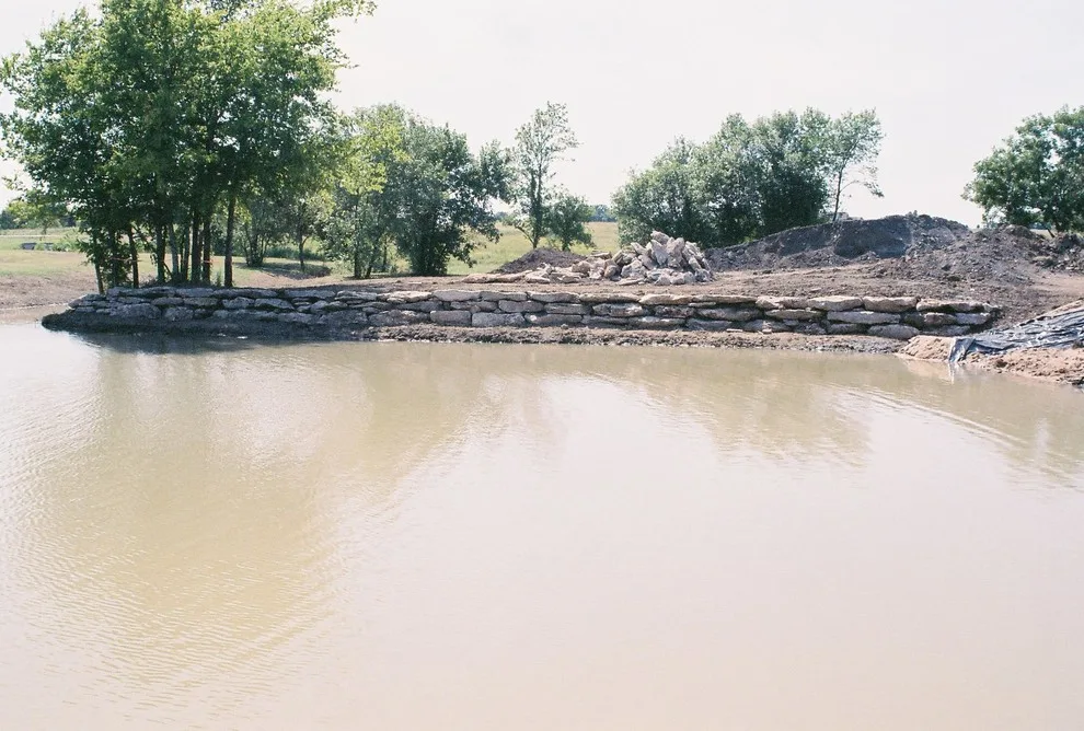 Limestone Barriers by Tulsa Retaining Walls - Photo 2