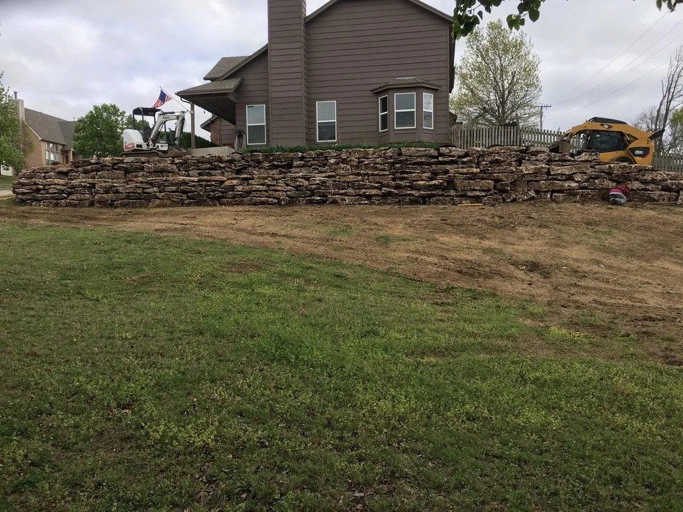 Limestone Barriers by Tulsa Retaining Walls - Photo 4