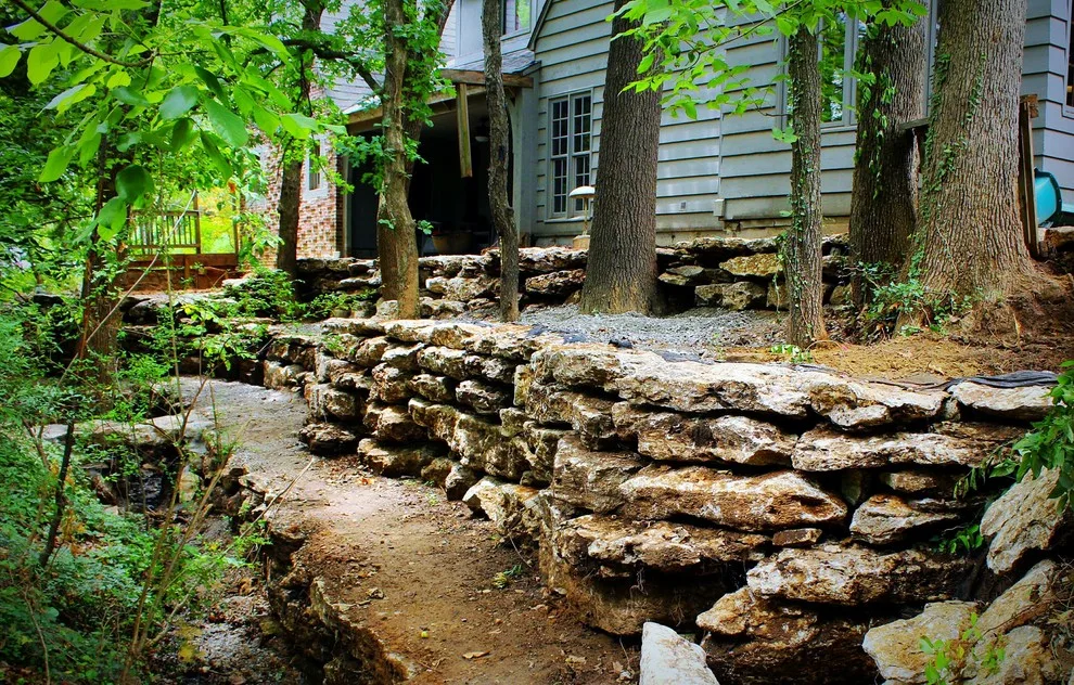 Limestone Barriers by Tulsa Retaining Walls - Photo 7