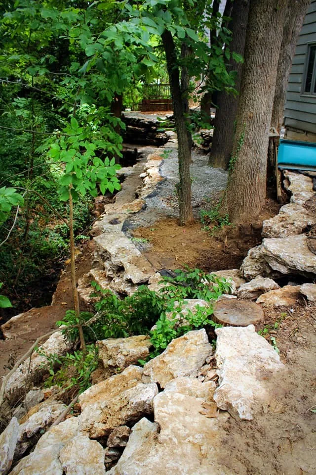 Limestone Barriers by Tulsa Retaining Walls - Photo 13