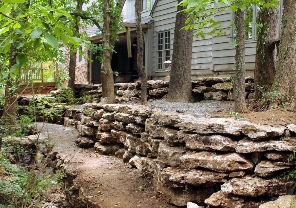 Limestone Barriers by Tulsa Retaining Walls - Photo 10