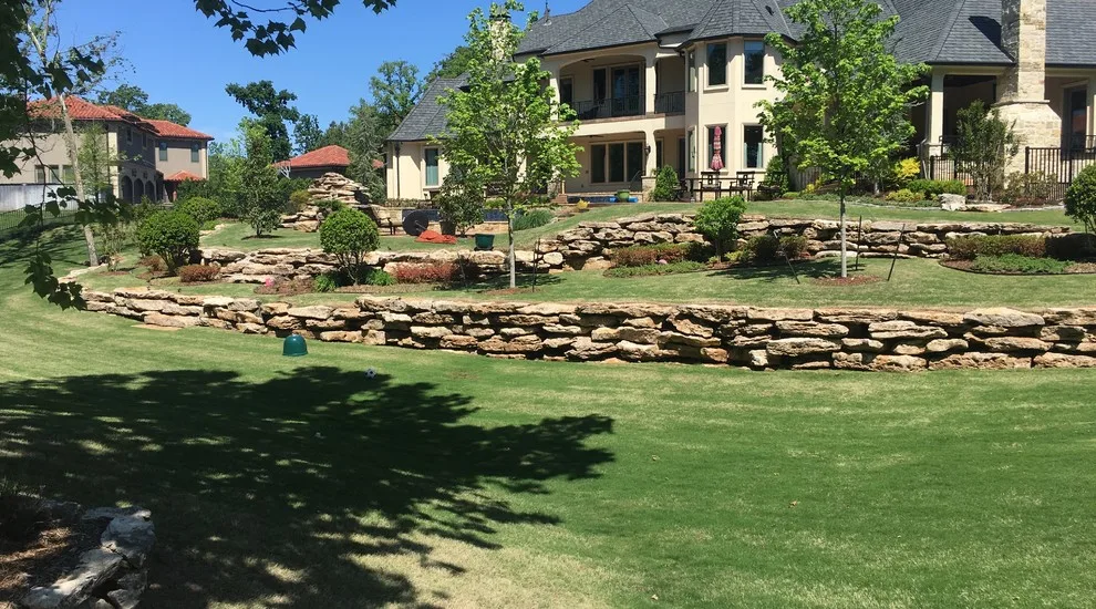 Limestone Barriers by Tulsa Retaining Walls - Photo 17