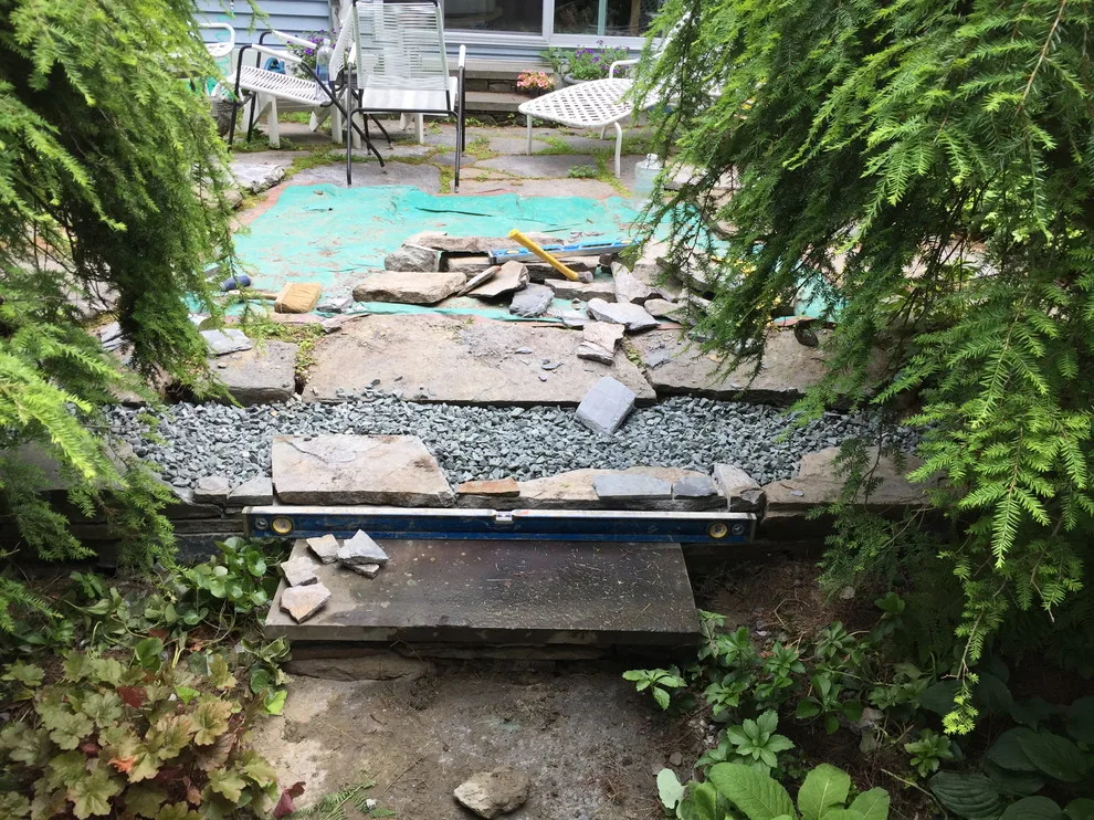 Small Stone Step Repair Project by Maple Creek Landworks LLC - Photo 3