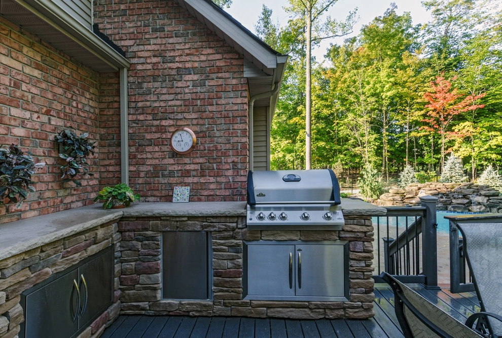 Backyard Renovation: Pool, Patio, Kitchen, Firepit & Golf by The Ohio Valley Group, INC. - Photo 8