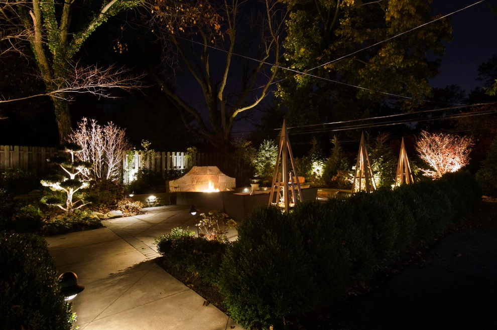 Backyard Renovation: Patio, Fireplace and Outdoor Lighting by The Ohio Valley Group, INC. - Photo 3