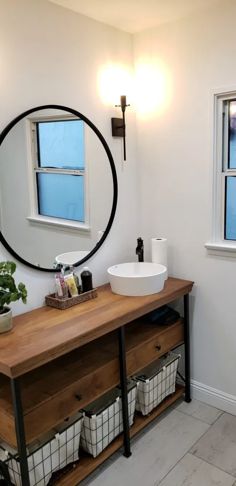 Contemporary Bathroom Renovation in Mojave by EHD Builders - Photo 2