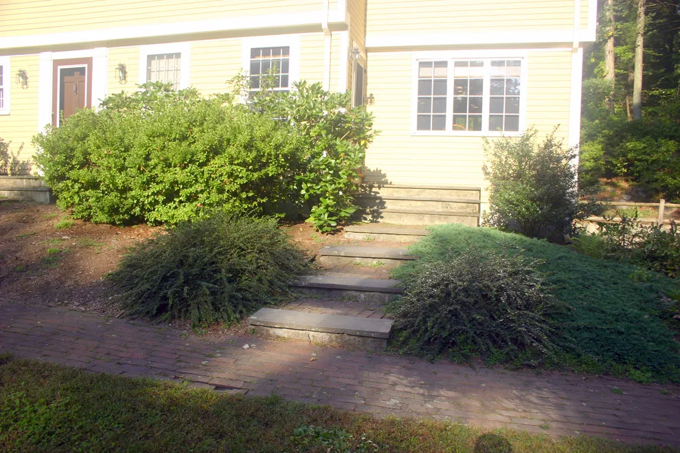 Fieldstone Wall Construction, Granite Step Installation & Paver Patio in Weston, MA by Premier Pavers & Hardscape Co - Photo 31