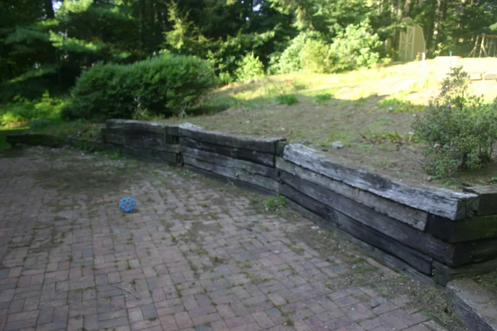 Fieldstone Wall Construction, Granite Step Installation & Paver Patio in Weston, MA by Premier Pavers & Hardscape Co - Photo 13