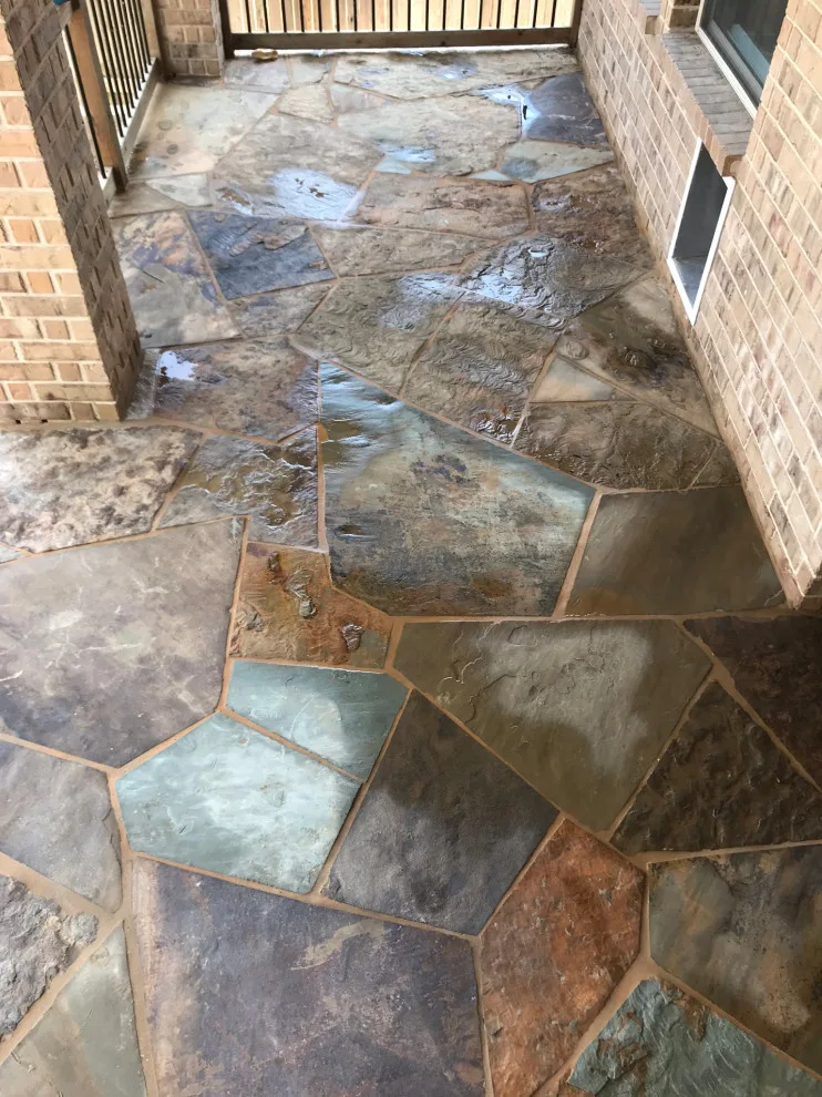 Patio expansion and fire pit addition by Esposito Hardscapes, LLC - Photo 3