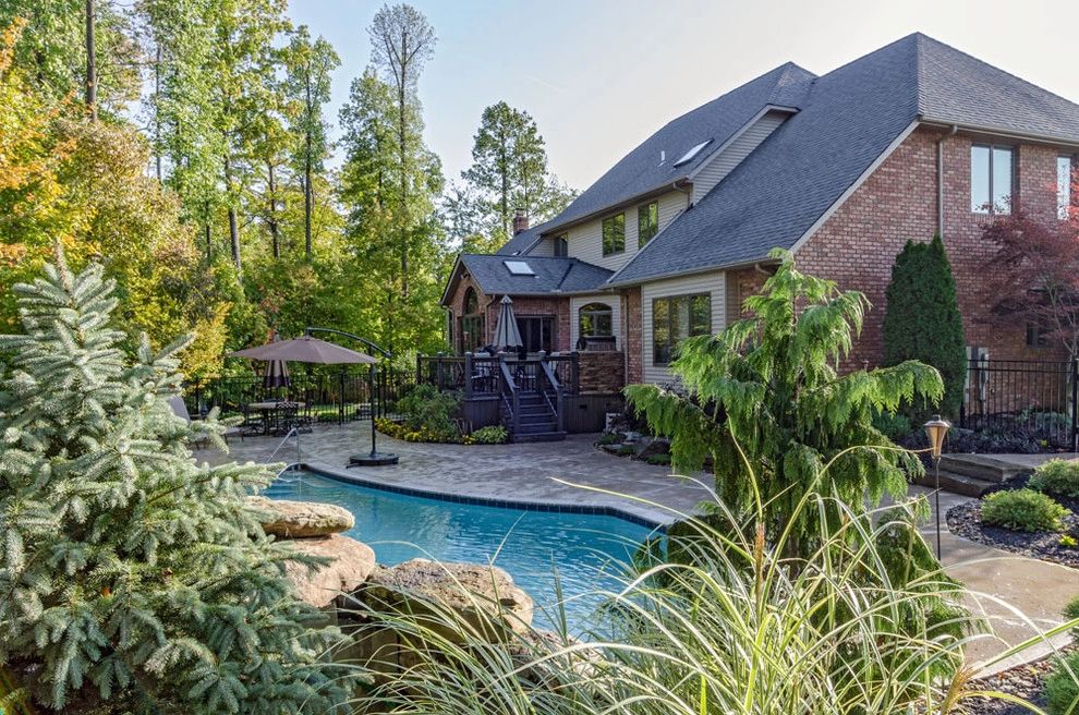 Backyard Renovation: Pool, Patio, Kitchen, Firepit & Golf by The Ohio Valley Group, INC. - Photo 10