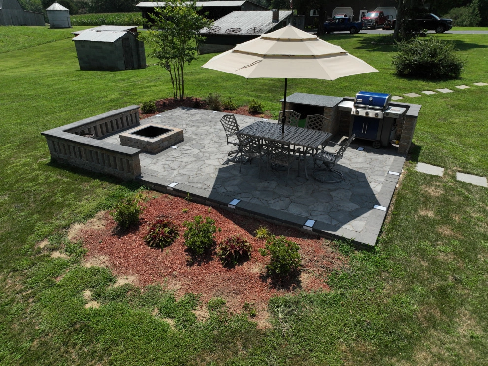 Back Yard Patio with Fire Pit by The Outdoor Living Company - Photo 2