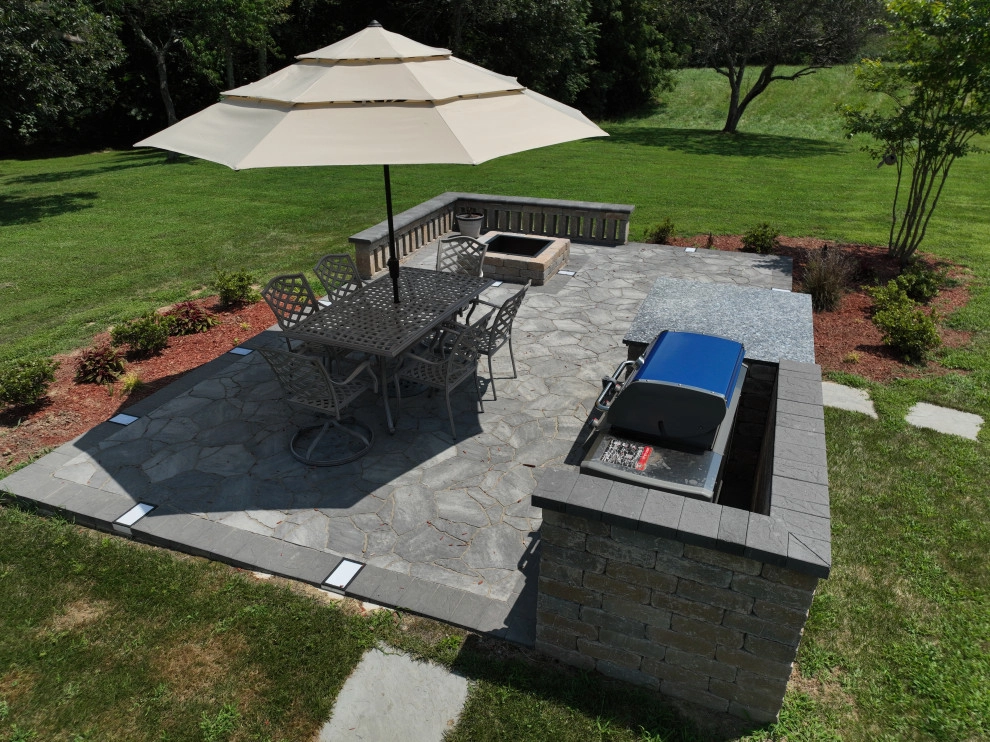 Back Yard Patio with Fire Pit by The Outdoor Living Company - Photo 4