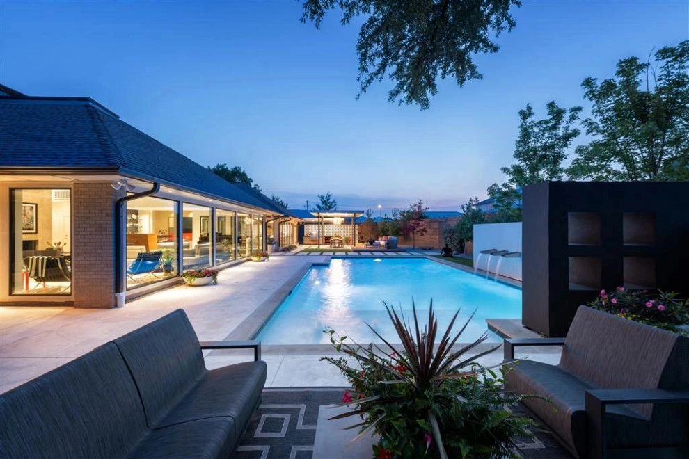 Swimming Pool Landscaping in Modern Preston Hollow by The Plant Concierge - Photo 11