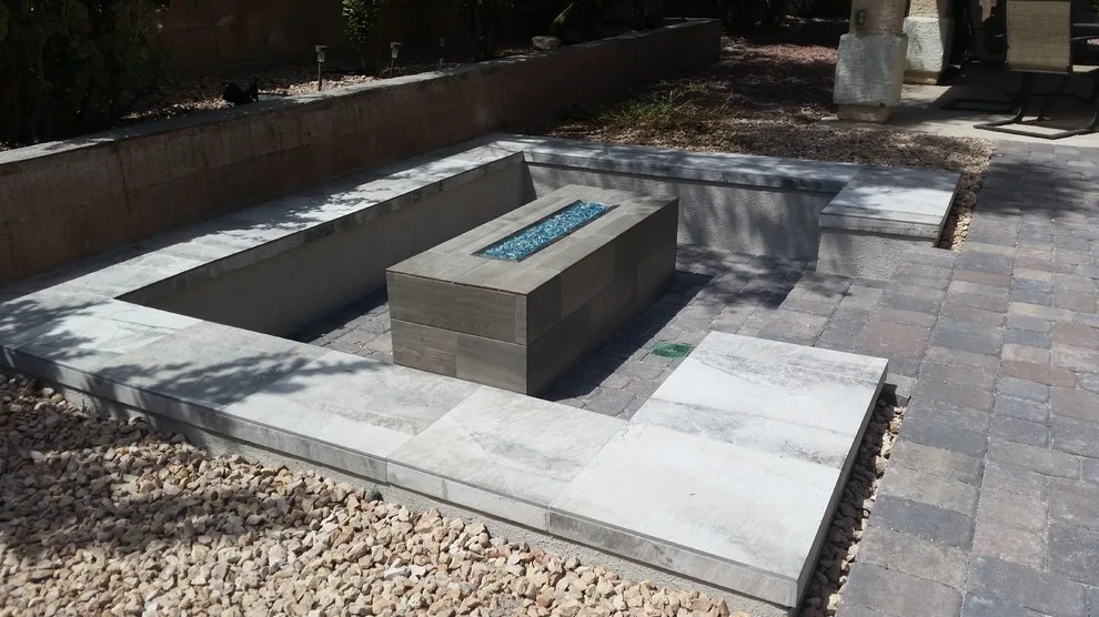 Gallery of Outdoor Fire Pits by Custom Outdoor Living - Photo 9