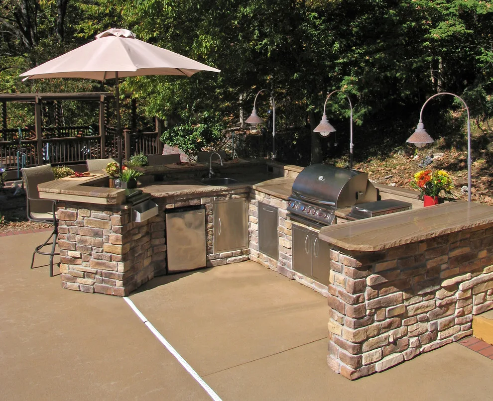 Alfresco Cooking Area and Fire Feature by Semco Stone - Photo 4