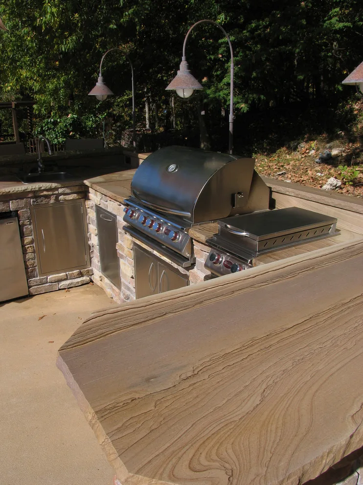 Alfresco Cooking Area and Fire Feature by Semco Stone - Photo 3