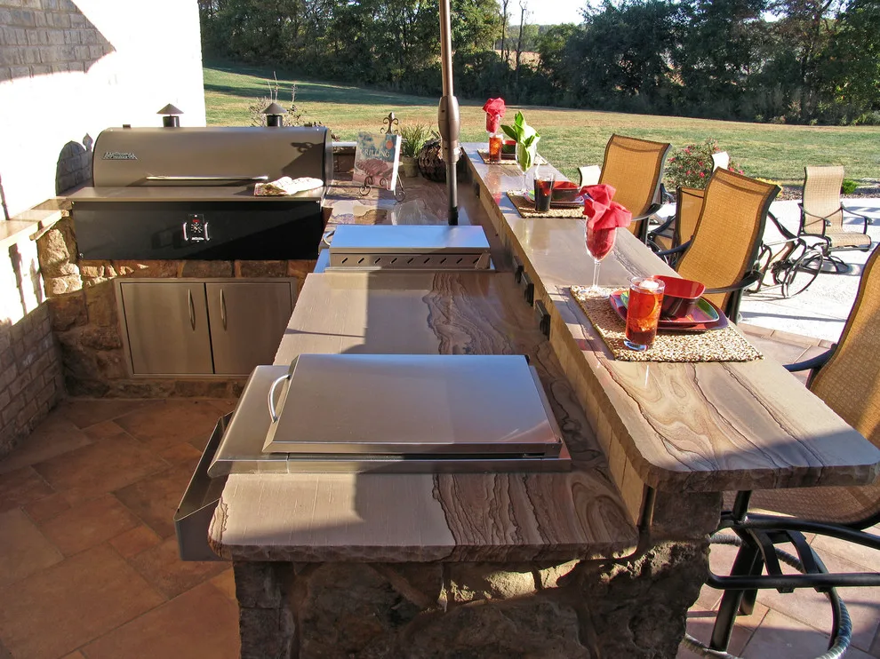 Campbell Residence Outdoor Kitchen by Semco Stone - Photo 5