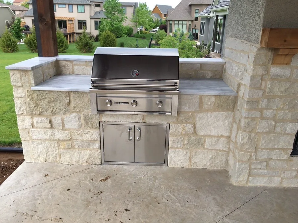 Leawood, KS Outdoor Culinary Space by KC Prime Masonry - Photo 5