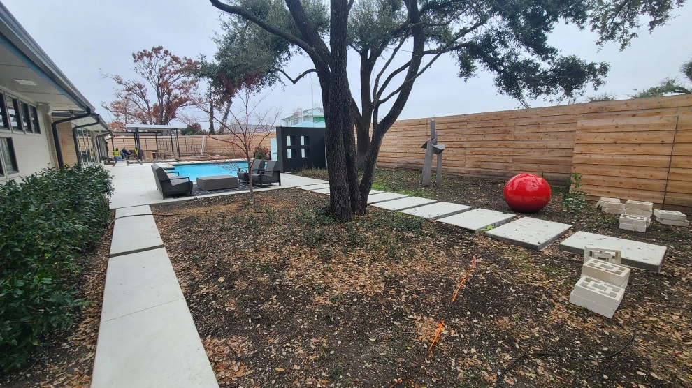 Swimming Pool Landscaping in Modern Preston Hollow by The Plant Concierge - Photo 12
