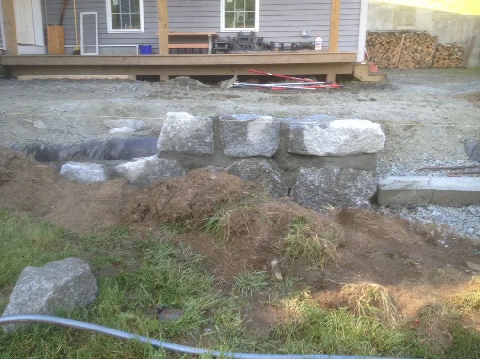 Hartland, VT Patio and Retaining Wall Project by Maple Creek Landworks LLC - Photo 2