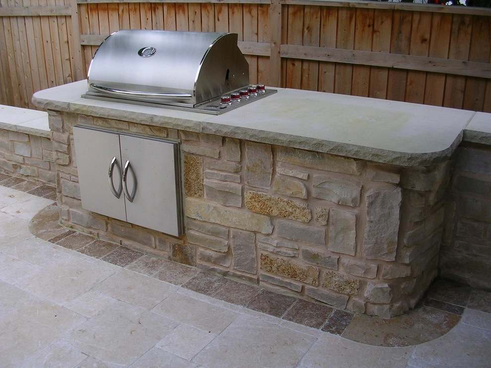 Backyard Landscape, Patio with Outdoor Kitchen by The Secret Garden - Photo 2