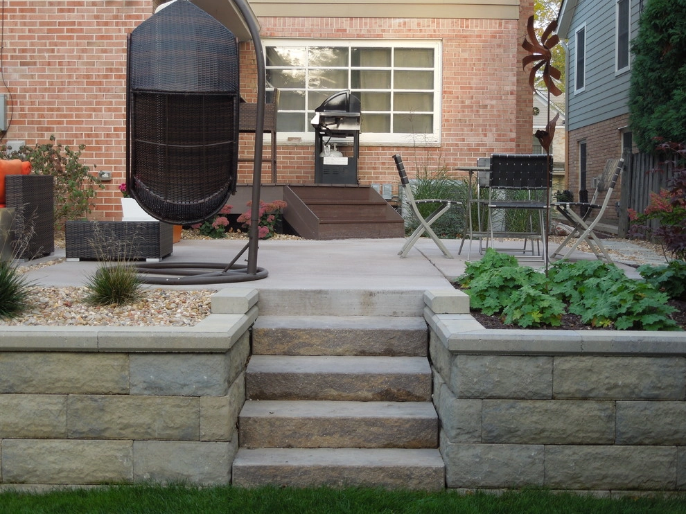 Small Back Yard Renovation with Living Area, Patio, Fire Pit by The Secret Garden - Photo 3