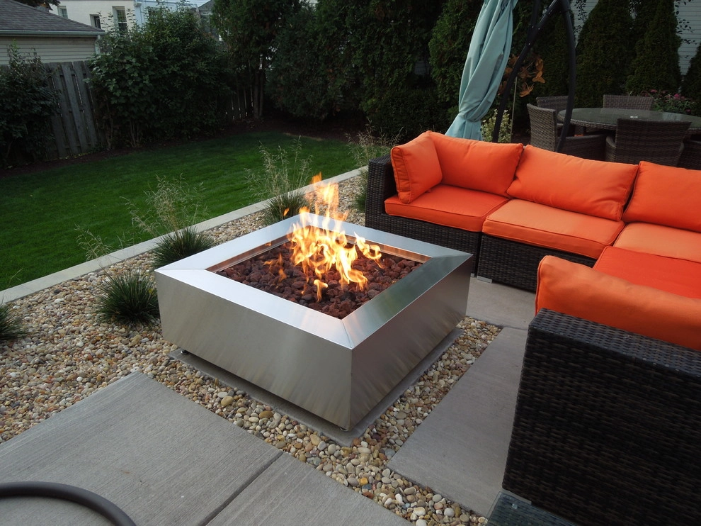 Small Back Yard Renovation with Living Area, Patio, Fire Pit by The Secret Garden - Photo 2