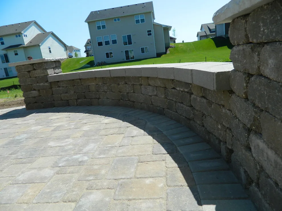 Paver Patio Featuring Seat Walls and Steps by Devine Design Hardscapes - Photo 6