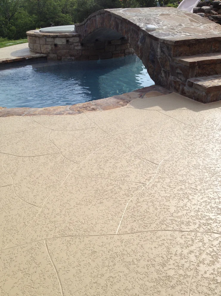 Deck Scoreline for Pool by Decorative Concrete Resurfacing - Photo 2