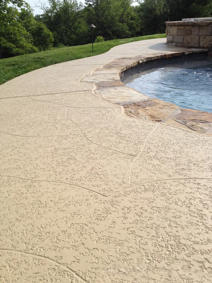 Deck Scoreline for Pool by Decorative Concrete Resurfacing - Photo 4