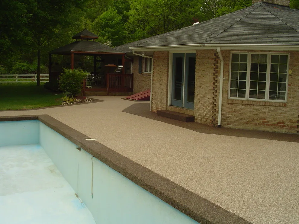 SWIMMING AREA DECKS by Pebblestone Floors Concrete Resurfacing - Photo 4
