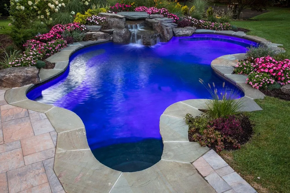 Outdoor Living Area with Pool and Patio by Cambridge Pavingstones With ArmorTec - Photo 5