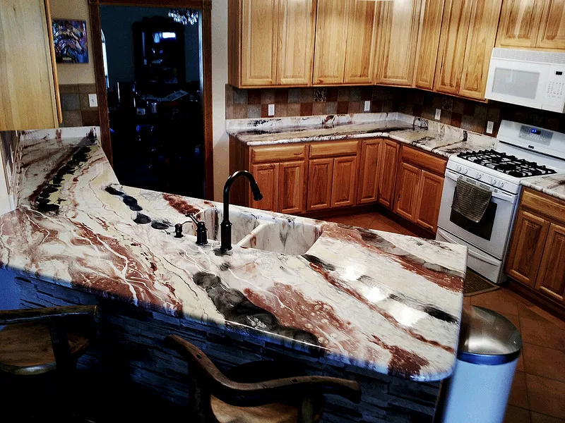 Unique Metallic Epoxy Surfaces by Custom Concrete Design - Photo 3