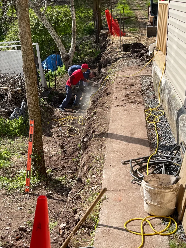Retaining Wall Demonstration by Hardscape Artists LLC - Photo 3