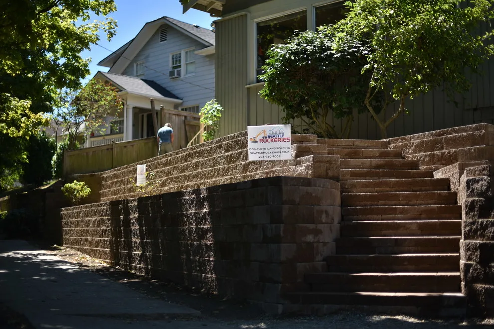 Seattle Stone Paver Retaining Walls by Seattle Rockeries - Photo 8