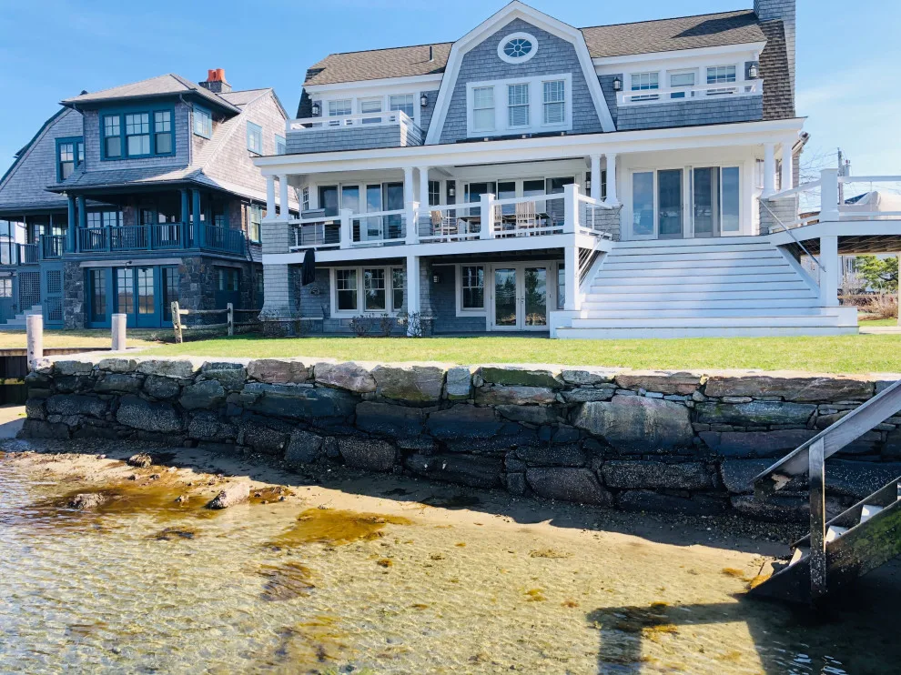 Geogrid Reinforced Seawall by Hefel Masonry LLC - Photo 3